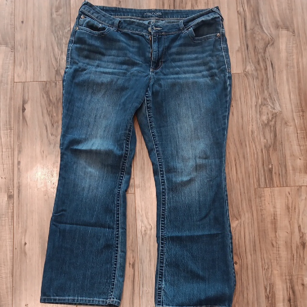 Maurices Dark Blue Women's Boot Cut Jeans